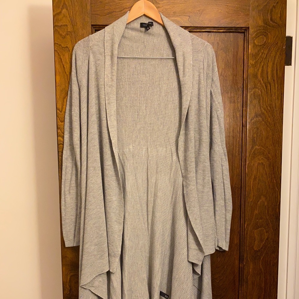 The limited grey waterfall cardigan